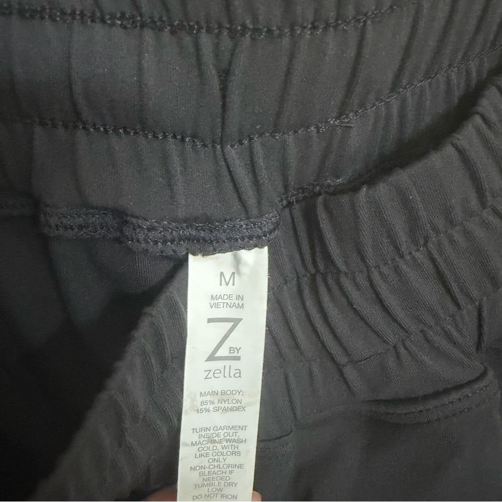 Zella Black Women's Jogger Track Pants with Drawstring - Picture 4 of 4